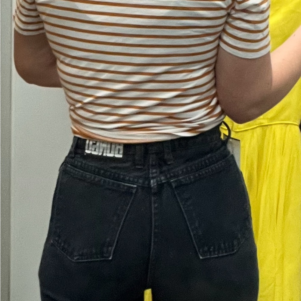 Vintage Black Bongo High Waisted Jeans